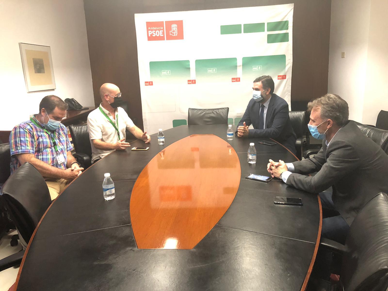 GECA se reúne con el Grupo Socialista del Parlamento Andaluz