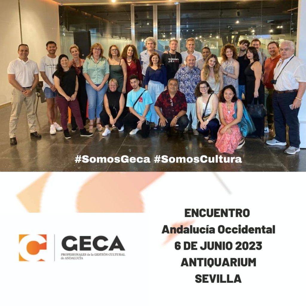 Encuentro de profesionales de la gestión cultural de Andalucía en Sevilla.